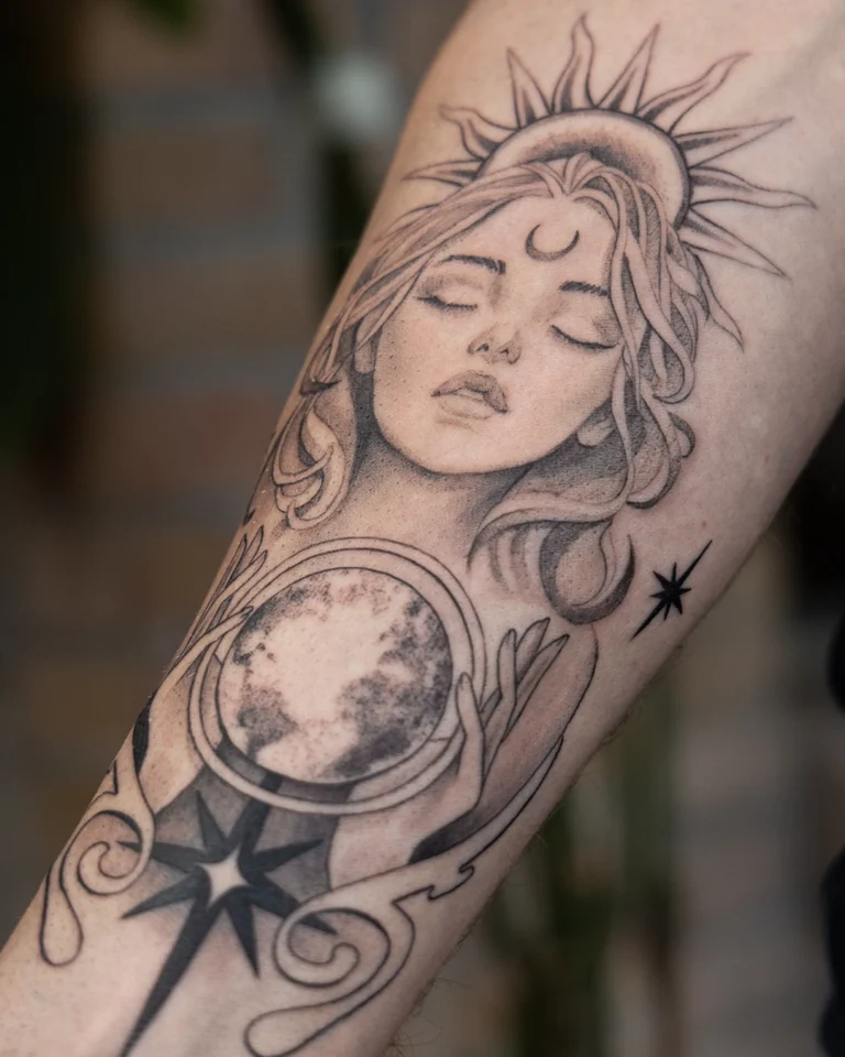 portret-spirituele-tattoo-onderarm-man