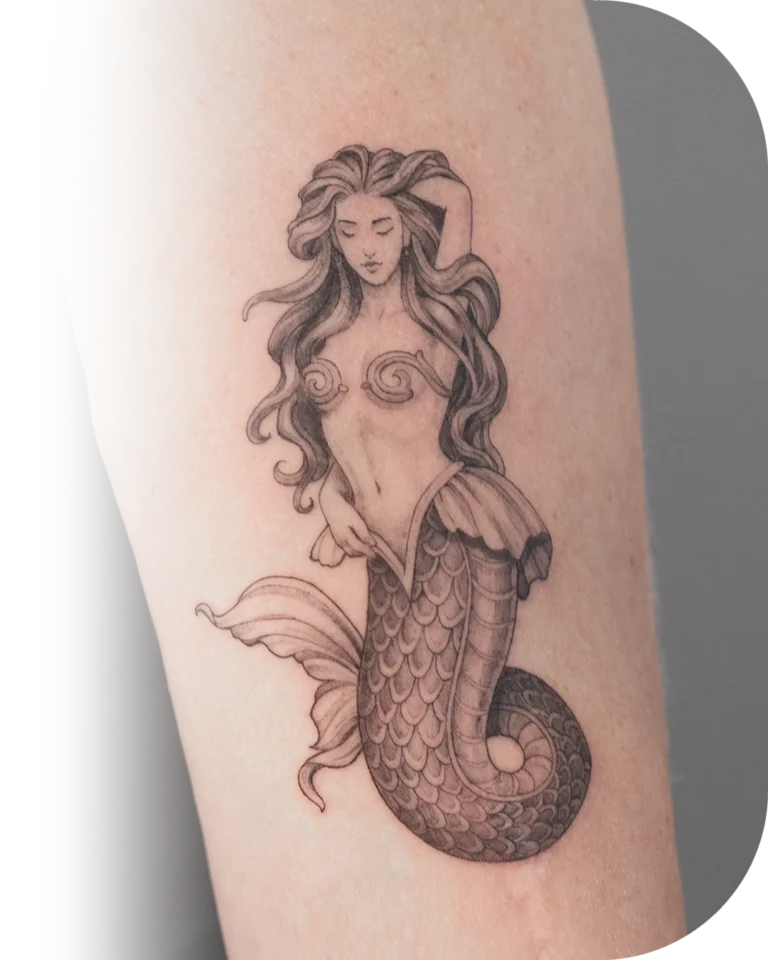 fineline-tattoo-zeemeermin